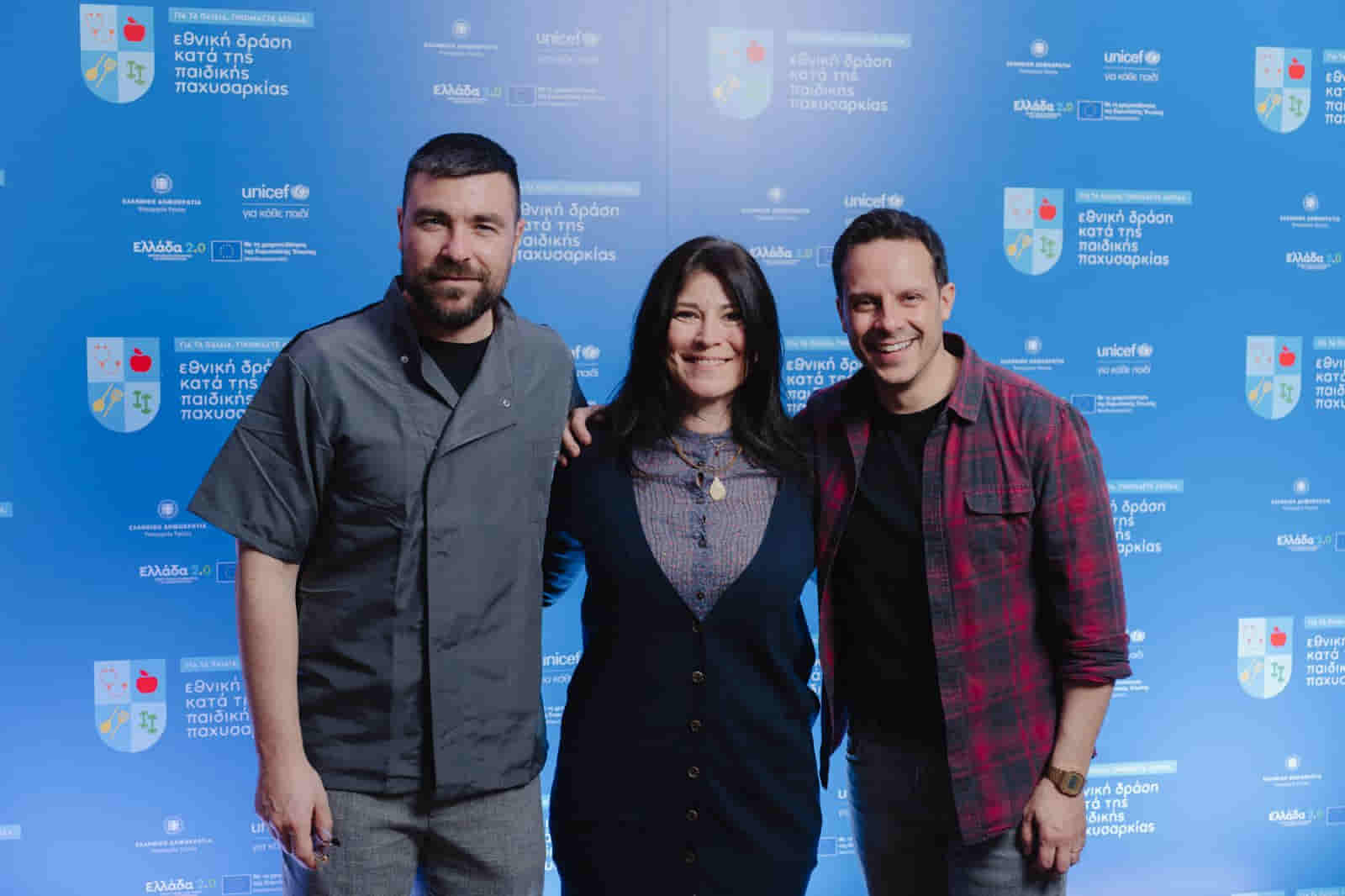 ο Δημήτρης Μακαλιάς και ο σεφ Γαβριήλ Νικολαΐδης