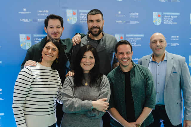 Ο Δημήτρης Μακαλιάς, η Ελευθερία Μπενοβία  ο Γιώργος Περρής, ο Γαβριήλ Νικολαΐδης, ο Ghassan Khalil